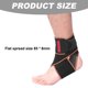 thumbnail image 2 of 1 par de vendajes deportivos de silicona antideslizantes para tobillo para hombres y mujeres., 2 of 5