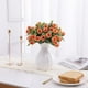 thumbnail image 5 of Rosa artificial - Flores artificiales de plástico de 11 pulgadas para decoración del hogar, centros de mesa y decoraciones de fiesta - Naranja, Beige, Rojo, Blanco, Rosa, 5 of 7