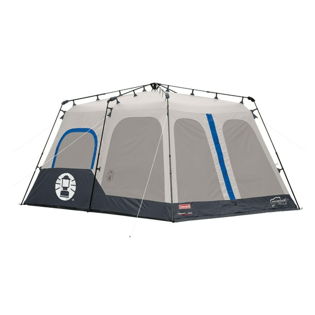 Tienda de campaña Coleman, cabina para 8 personas con instalación instantánea, color azul