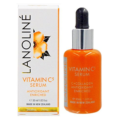 Lanoline Super Vitamin C 5, Collagen, Natural Antioxidants Firming Serum