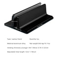 thumbnail image 2 of Langgg Vertical Laptop Stand Fittings Home Office Stable Support Shelf Storage Shelf Aluminum Alloy Tablet Mount Rack type1, 2 of 9