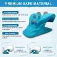 thumbnail image 4 of BILITOK Neck and Shoulder Relaxer, Cervical Traction Device for Muscle Tension Relief, Neck Stretcher for TMJ Pain Relief and Cervical Spine Alignment, Chiropractic Pillow, blue, 4 of 10