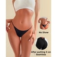 thumbnail image 2 of CuteByte 20 Pack Seamless G-string Thongs for Women No Show Thong Underwear Stretch Breathable Low Rise T-back Panties XS-XL, 2 of 6