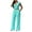 Light Blue, variant on Yuzhih Women's Formal Jumpsuits Fashion Business Overalls Sleeveless Tank V Neck Wide Leg Loose Romper with Belt