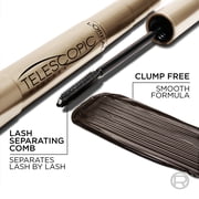 (2 pack) LOreal Paris Telescopic Waterproof Mascara, Black