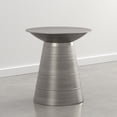 thumbnail image 5 of Simpli Home Sheridan 18 inch Wide Iron Round Accent Table, Antique Nickel, 5 of 6