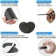 thumbnail image 4 of 3 pares de protectores de suela adhesivos de goma antideslizantes para zapatos de mujer, tacones altos y botas., 4 of 4
