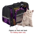 thumbnail image 4 of Grape Pet Supplies: Fabric 900D Oxford Cloth Sherpa Nylon Pet Bag 17x10x11.8 in 43x26x30 Cm, 4 of 7