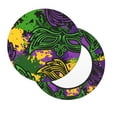 thumbnail image 2 of Naloa Mardi Gras7 Round Bar Stool Cushion Cover 12-14 inch, Fits Kitchen, Office, Restaurant Chairs - 12 inch, 2 of 7