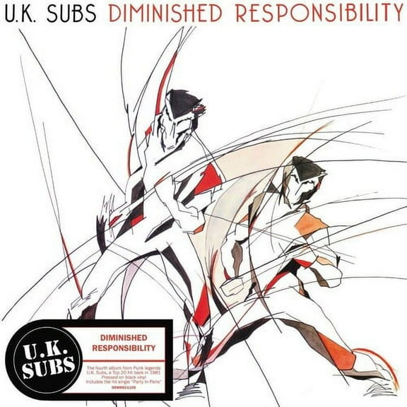Uk Subs - Diminished Responsibility - 140-Gram Black Vinyl - Music & Performance