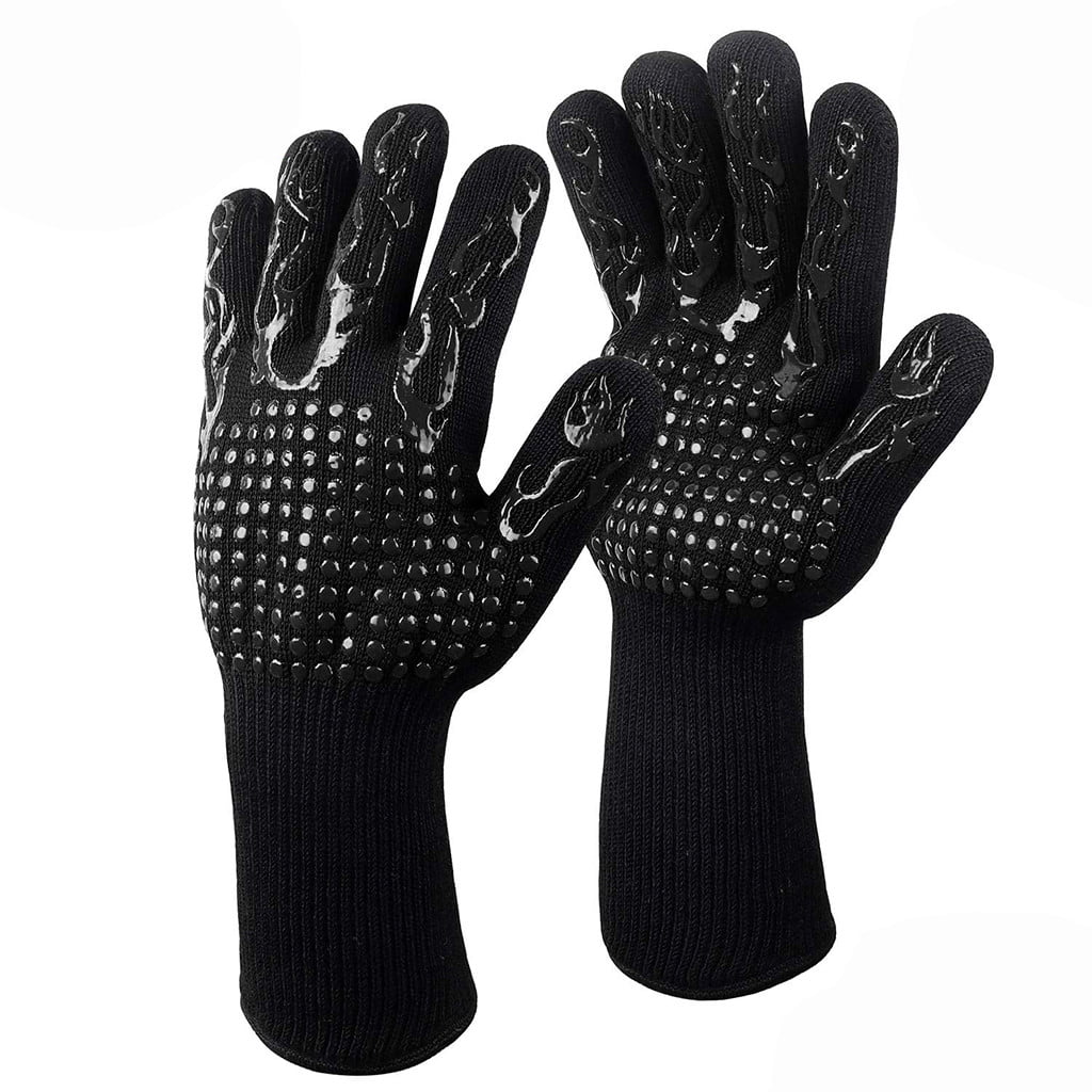 Hot BBQ Party Grilling Cooking Gloves Extreme Heat Resistant oven Welding Gloves 