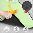 thumbnail image 3 of Lsque Pikmin Print 4-Piece Floor Mats, Heavy-Duty Rubber Liners, Anti-Slip Design, All-Season Automotive Protection, Vehicles, Cars, Trucks, and SUVs, 3 of 7