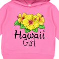 thumbnail image 3 of Inktastic Hawaii Girl Hibiscus Flowers Toddler Hoodie, 3 of 4