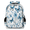 Black, variant on Jiaoprinted Tropical Palm Leaves Travel Backpack for Adults, Multi-Functional Casual Daypack with Adjustable Shoulder Straps, Hibiscus Flowers Summer Laptop Bag for Work Outdoor