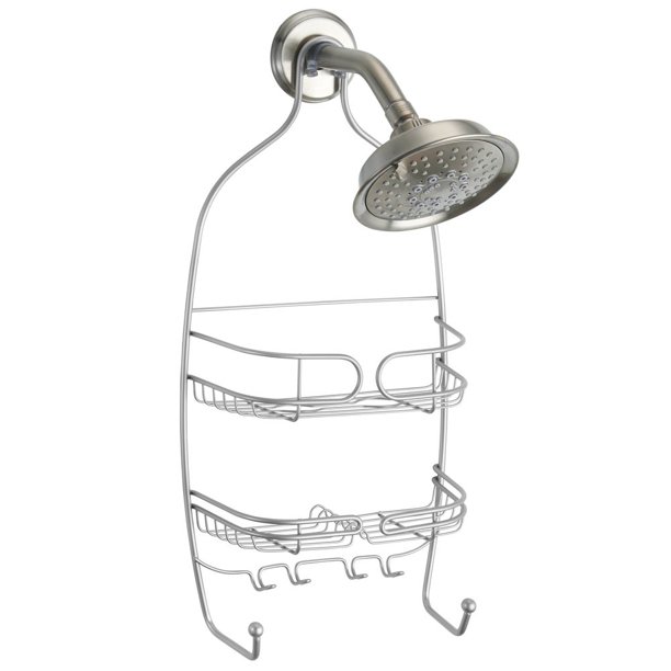 iDesign Neo Wire Shower Caddy in Silver, Medium