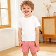 thumbnail image 2 of Zanarzt Infant Shorts Toddler Baby Boys Shorts Summer Solid Cotton Short for Kids Childrens Sport Jogger Shorts Casual Pants Pink,1-2 Years, 2 of 6