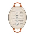 thumbnail image 4 of Horno holandés Le Creuset de hierro fundido esmaltado Signature, 9.5 L, color cereza, 4 of 4