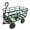 Green, variant on 600 LBS Heavy Duty Garden Cart Wagon with 10" Pneumatic Tires Convertible Utility Cart for Yard,Farm,Tractor,Firewood and Outdoor Hauling,Durable Steel Frame and Removable Mesh Sides ,Black
