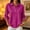 Purple, variant on KLHDSF Polo Shirts for Women 3/4 Sleeve Tops Golf Tees | Women's Polo, 3/4 Sleeve, Collared, 3-Button, Three Quarter, Golf, Cotton Blend, Casual, Business, Work, Soft, Breathable Beige L