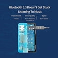 thumbnail image 3 of Adaptador receptor y Transmisor inalámbrico Bluetooth 5.3 YONGSHENG 2 en 1 con conector de 3.5mm para audio de coche, 3 of 5