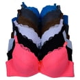 thumbnail image 1 of Women Bras 6 pack Bra with lace D DD cup Size 40DD (6313), 1 of 3
