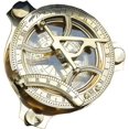 thumbnail image 4 of 4 inch Brass Sundial Compass - Solis Brass Sun Clock Nautical Collectible Item, 4 of 4