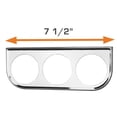 thumbnail image 4 of GlowShift | 52mm Chrome Universal Triple Gauge Under Dashboard Mounting Bracket Pod for Cars and Trucks, 4 of 6