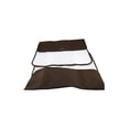 thumbnail image 2 of MoonSea Coussins de Chaise Réutilisables Imperméables, 22 Pouces x 21 Pouces, Lot de 2, Marron, 2 of 2