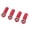 Rouge, variante sur 4 Pcs Embout de Tige de Liaison RC, Joint à Rotule en Alliage Diamètre 7mm Embout de Tige de Liaison RC Système de Suspension de Direction RC pour Modèle de Voiture 1/10