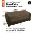 thumbnail image 3 of Classic Accessories Madrona Waterproof 104 Inch Deep Seated Patio Loveseat Cover, 3 of 22
