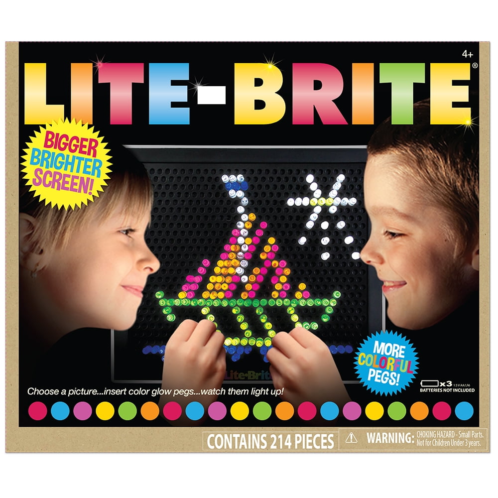 Basic Fun 2215 Lite-Brite Ultimate Classic LED Drawing Light Up Drawing Board 