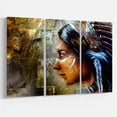 thumbnail image 3 of Design Art - Femme Indienne avec Coiffe, 3 of 3