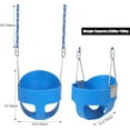 thumbnail image 2 of RedSwing High Back Toddler Bucket Swing Seat with Coated Chains, Heavy Duty Kids Swing Seat for Outside, Playground, Backyard, Swing Set Accessories, 2 of 18