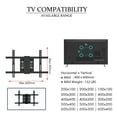 thumbnail image 2 of Ktaxon Full Motion TV Wall Mount for Most 37-75 Inch TVs up to 132lbs, Wall Mount TV Bracket Articulating Swivel Tilt Extension Leveling Max 600x400mm, 2 of 8