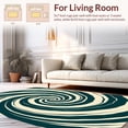 thumbnail image 2 of ODIKA 3'x5' Machine Washable Non-Slip Area Rug, Spiral Galaxy Abstract Design Anti Slip with Swirling High Traffic Rug, Multi, 492248, 2 of 7