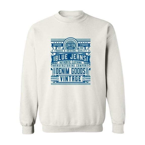 Vintage Logo Sweatshirt Men -Image by Shutterstock, Male Small