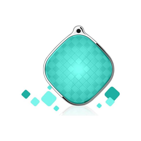 GPS Necklace Tracker for Kids,GPS + LBS + Wi-Fi Positioning,GPS Intercom Tracker Support SOS Call/History Track/Electronic Fence/Multi-Platform Monitoring,SIM Card Needed Green
