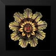 thumbnail image 2 of Antonini, Da Carlo 15x15 Black Modern Framed Museum Art Print Titled - Rosette on Black IV, 2 of 5