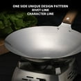 thumbnail image 4 of Wooden Handle Frying Pan, Non Stick Stir Fry Pan, Fast Heating Stainless Steel With Multi Functional Design For Hassle Free Cleaning, 4 of 8