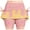 Pink, variant on CPNG Girls Skorts Loose Athletic Skirts with Shorts Little Girl Casual Icecream Print High Waisted Stretchy Sporty Skorts