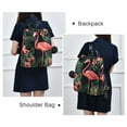 thumbnail image 4 of FORMRS Women's Travel Backpack Purse Anti-Theft Hidden Pockets Casual Shoulder Bag, Red Flamingo Pattern, 4 of 7