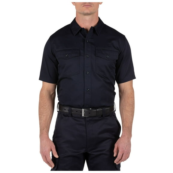 5.11 Station Wear Company Short-Sleeve Shirt Fire Navy, Size: Large