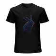 thumbnail image 1 of Rabbit T-shirt realism T-shirt Art Trendy shirt Cute rabbit shirt, 1 of 5