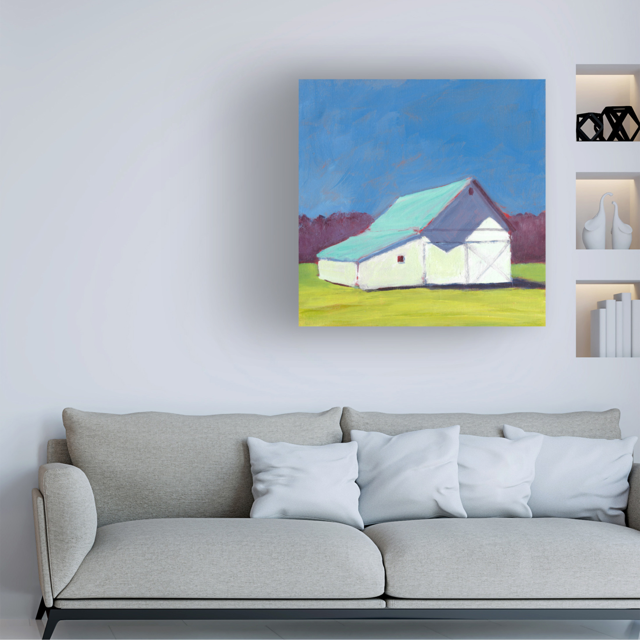 Trademark Fine Art Carol Young Homestead Barn IV Canvas Wall Art