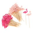 thumbnail image 5 of LABSERRON Flamingo Topper Pink Cardboard 100Pcs 4.6in, 5 of 8
