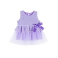 thumbnail image 1 of Summer Baby Girl Lace Bow Sleeveless Dress, Lace Toddler Princess Dresses with Bow, 1 of 6