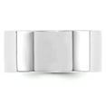 thumbnail image 6 of 10K White Gold 10mm Standard Flat Comfort Fit Band Ring Size 8, 6 of 7
