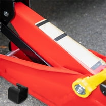 Luxshiny 8-Piece Hydraulic Floor Jack Set for Car Maintenance, Black Steel Construction