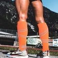 thumbnail image 4 of Pressurized thickening compression socks marathon socks men's compression socksorange, 4 of 5