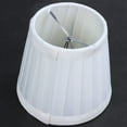thumbnail image 4 of 4X Fabric Chandelier Lampshade Holder Clip on Sconce Beside Bed Lamp Hanging Light, Light Yellow, 4 of 8